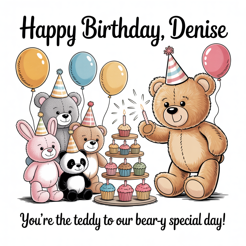 Soft toys, and Birthday Card