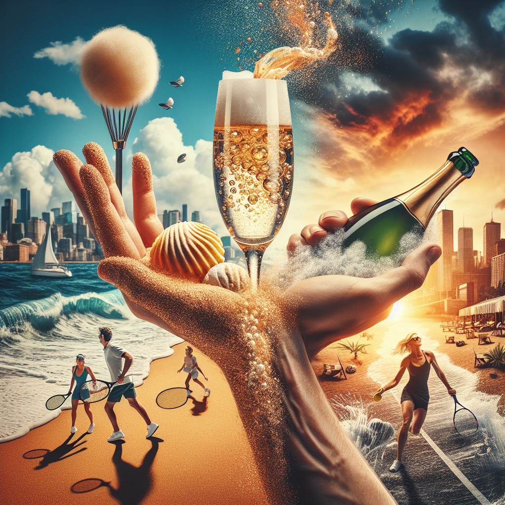 Imagine yourself standing on dry, golden sands of the beach, the refreshing aroma of the sea harmoniously intertwining with your favorite fragrance. You're holding in your palm, a steaming cup of top-grade coffee and in the other, sparkling Prosecco evoking the romance of a European city like Paris. Experience the thrill and excitement of an intense tennis game. With high spirits and lasting memories of these delightful moments, you're now ready to take a step forward into your next exciting journey.
Generated with these themes: Coffee, Prosecco, Paris, Tennis, Perfume, and The beach .
Made with ❤️ by AI.