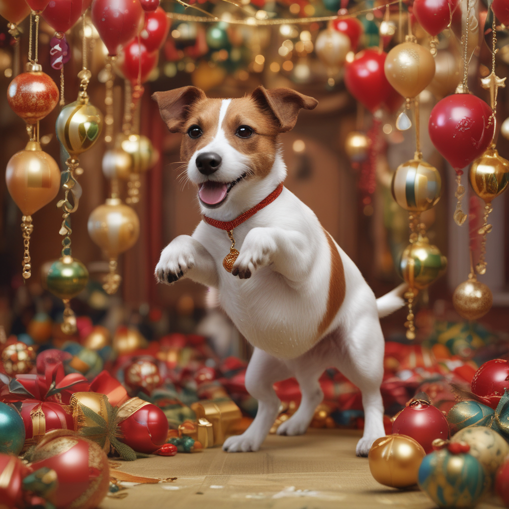 Realistic Cute, Create a scene imbued with realism, manifesting a calm and welcoming party ambiance bathed in heartening, welcoming hues. A gleeful Jack Russell Terrier is darting through the scene brilliantly depicted, with every leap expressing the delight of motion. Encircling this main character are sophisticated decorations that subtly suggest a 50th celebration. An ingenious twist is incorporated—the numeric '50' integrates harmoniously into the landscape. Additional whimsical elements include paw prints commemorating the birthday's canine guest of honor.
Generated with these themes: Jack russell, Running , and 50th birthday .
Made with ❤️ by AI.
