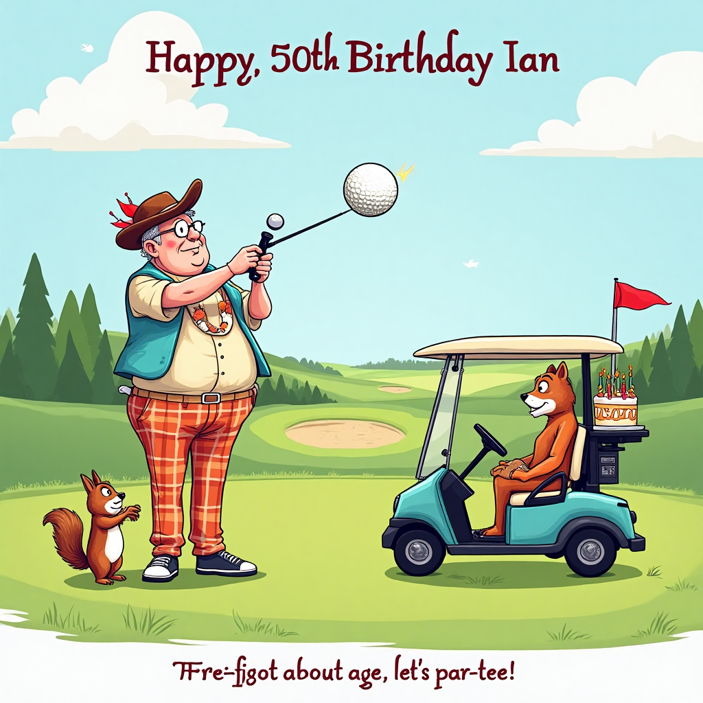 Golf, and Birthday Card