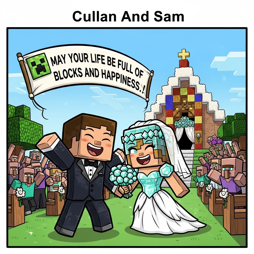 Minecraft , and Wedding Card