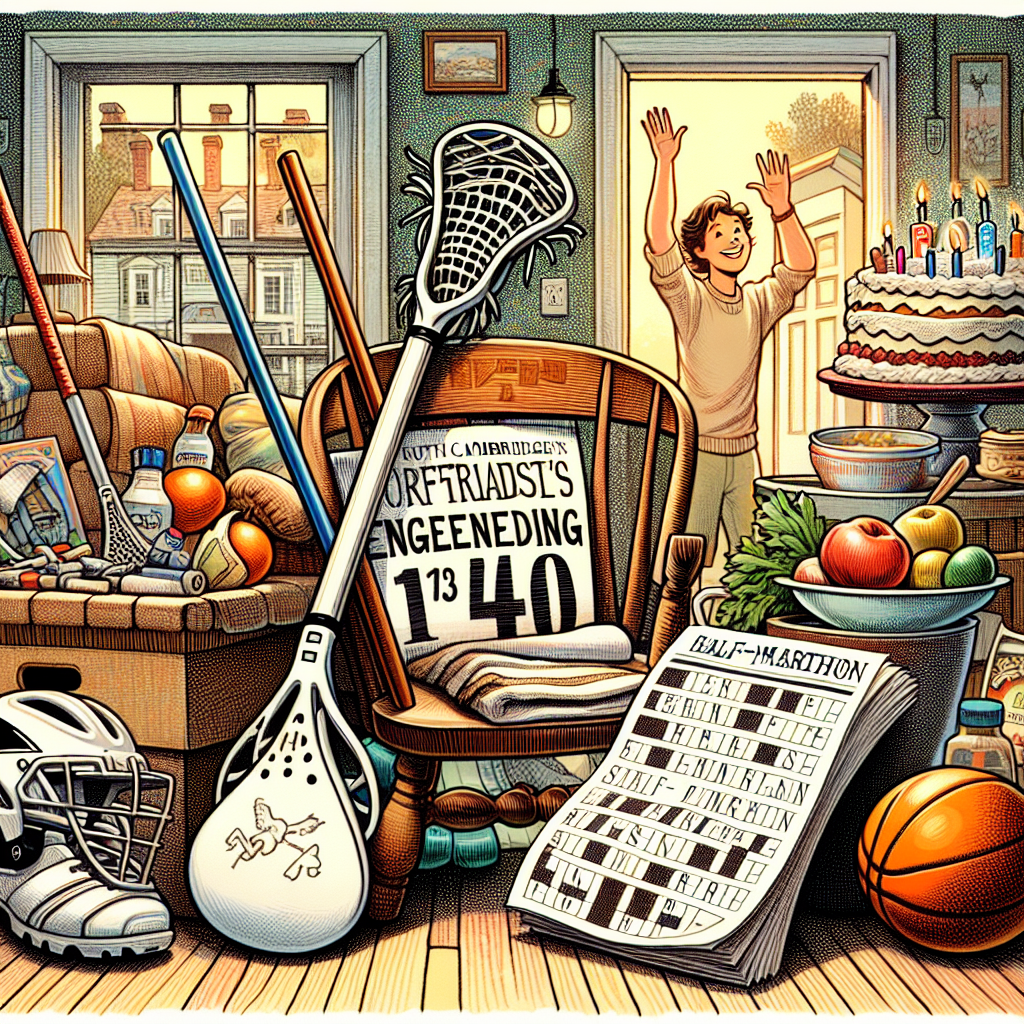 Lacrosse, Cambridge , Engineering, Cooking, Half-Marathon, Newspaper puzzles, and Sister Birthday Card