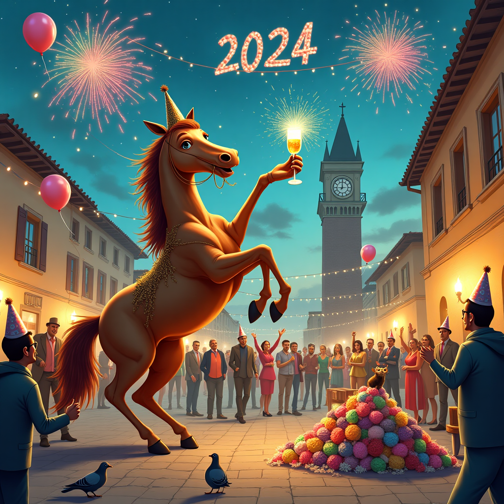 Cavallo New-year Card