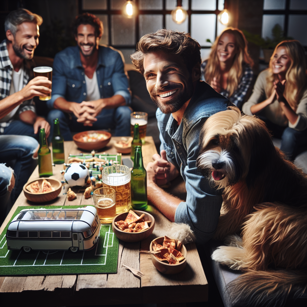 Rylan, Shaggy, Caravan , Beer, Pizza, and Football Thank-you Card