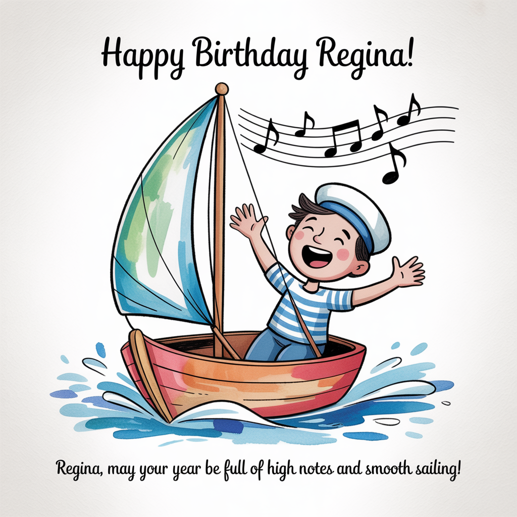 Sai, Sailing singing , and Birthday Card