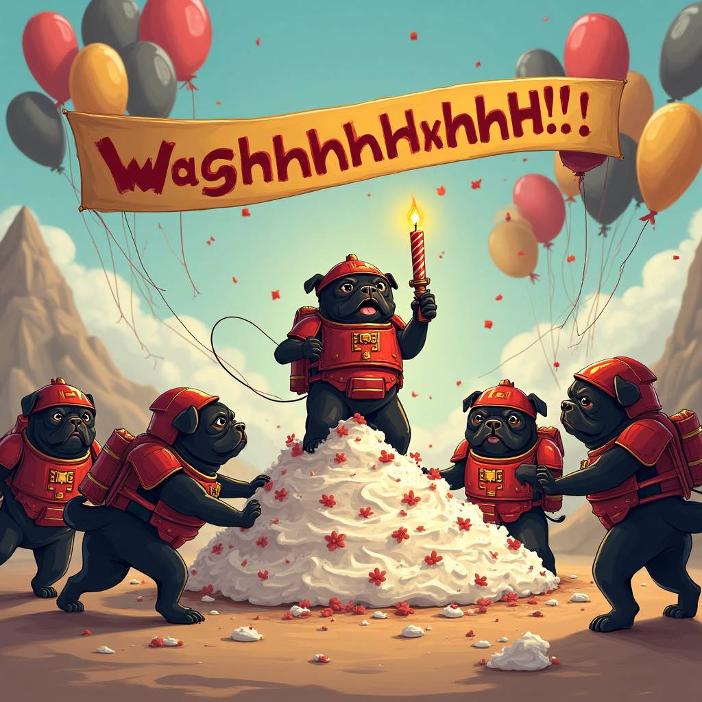 Warhammer, Blood Angels, Black pugs, and Birthday Card