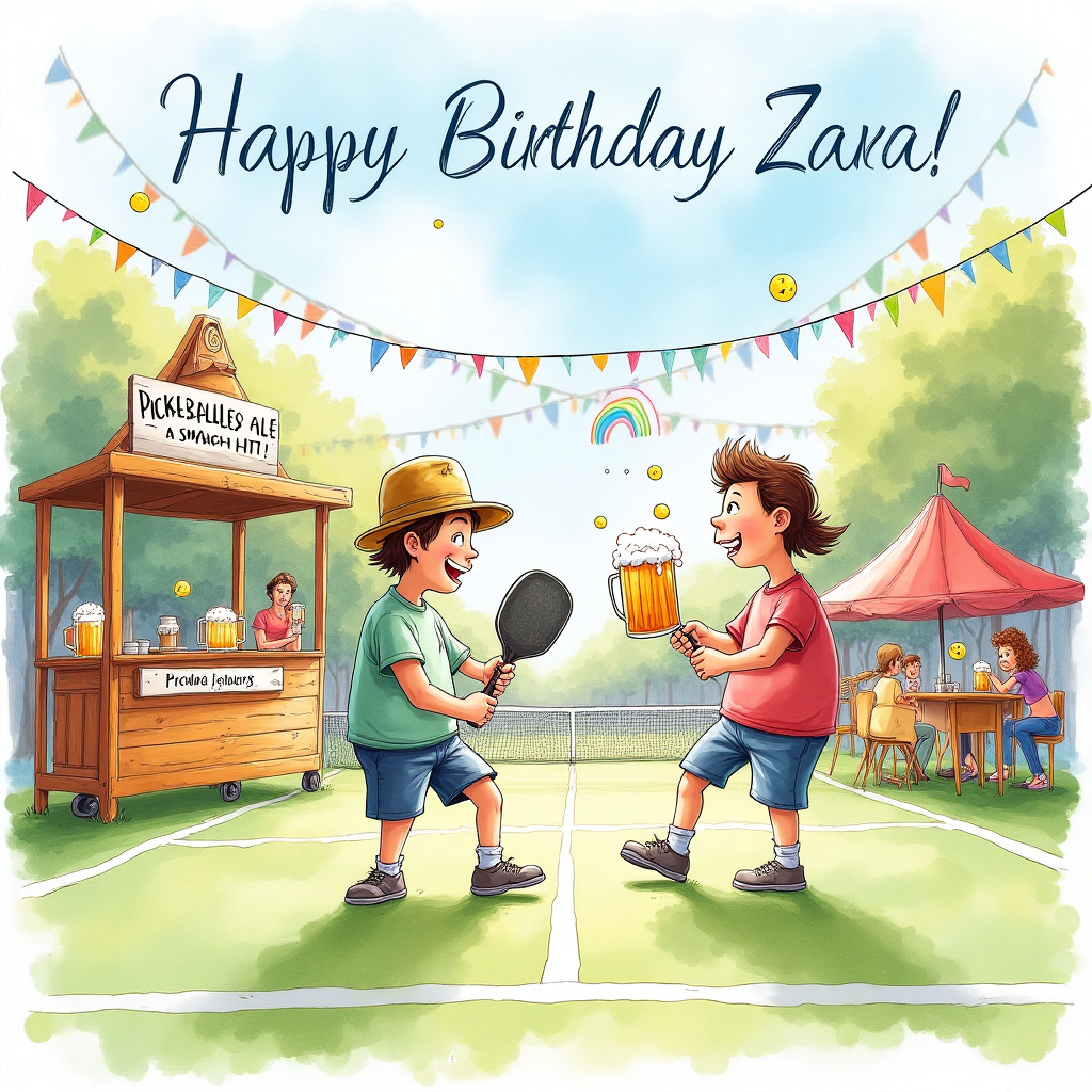 Festivals, pickleball, holidays, brewdog beer, and Birthday Card