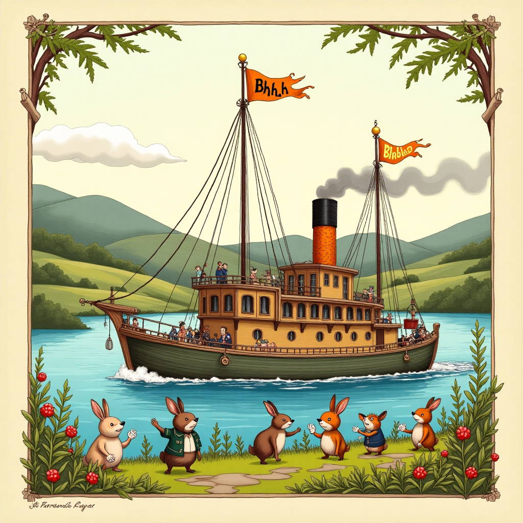 Boat Farewell Card