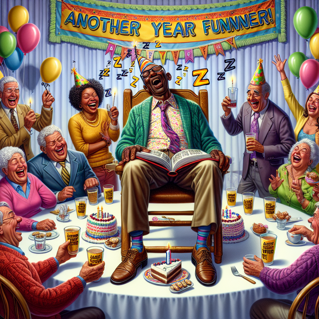 Old jokes sleeping tea Birthday Card