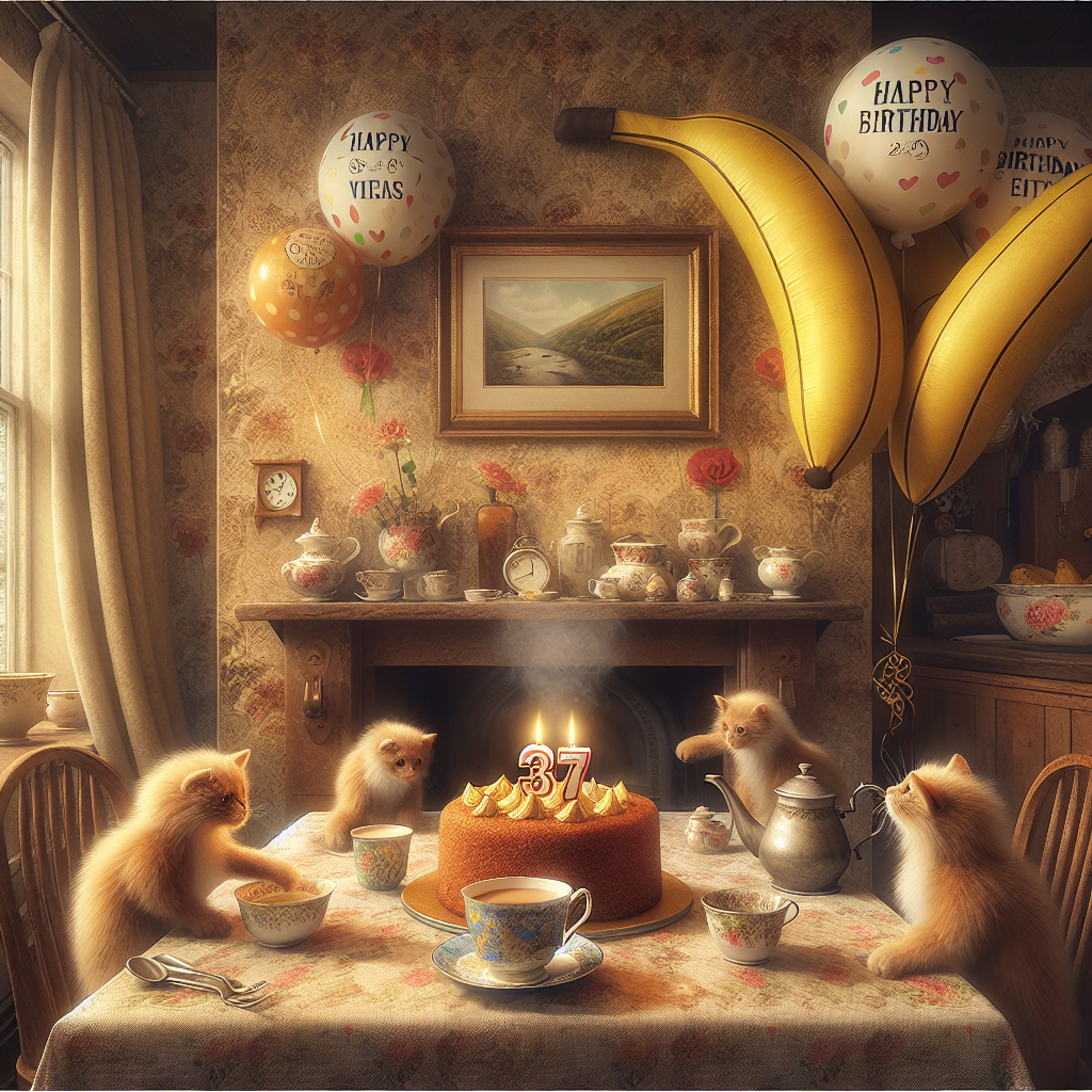Welsh, Cup of tea, Cats, Huge banana, Birthday, and 37 Birthday Card