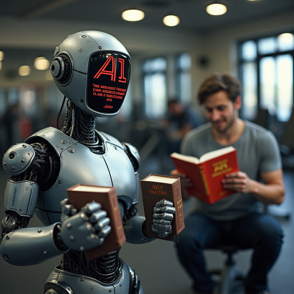 Ai , The gym, Reading, Ted talks, and Birthday Card