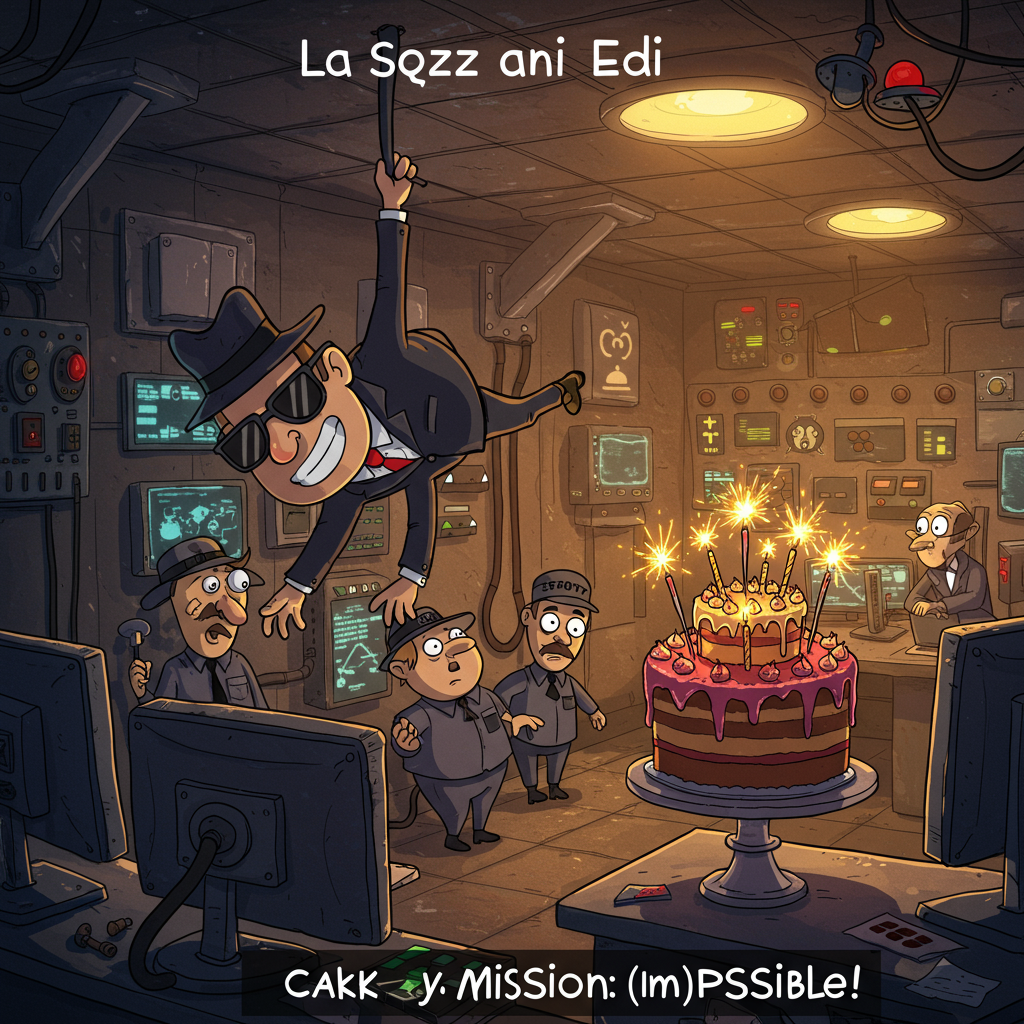 Mission Impossible style, and Birthday Card