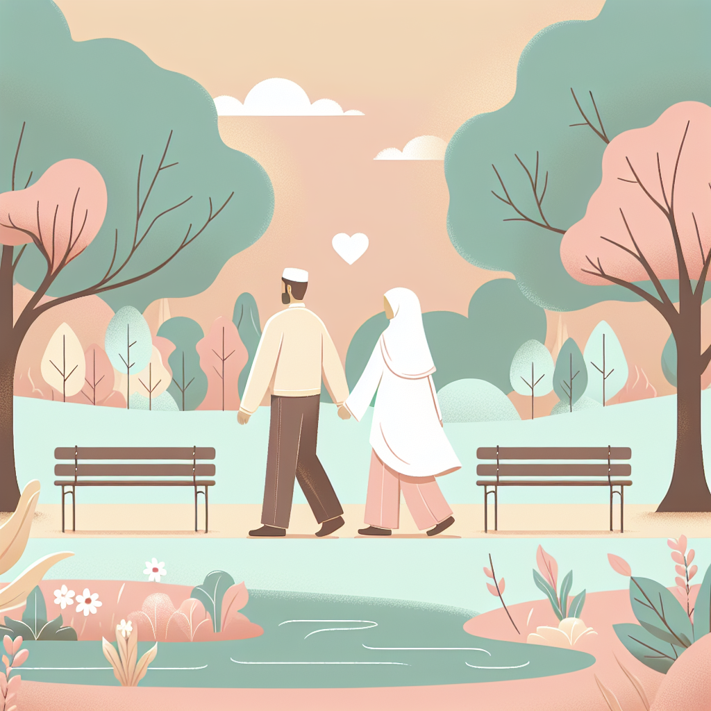 Walk in the park with his love Sympathy Card