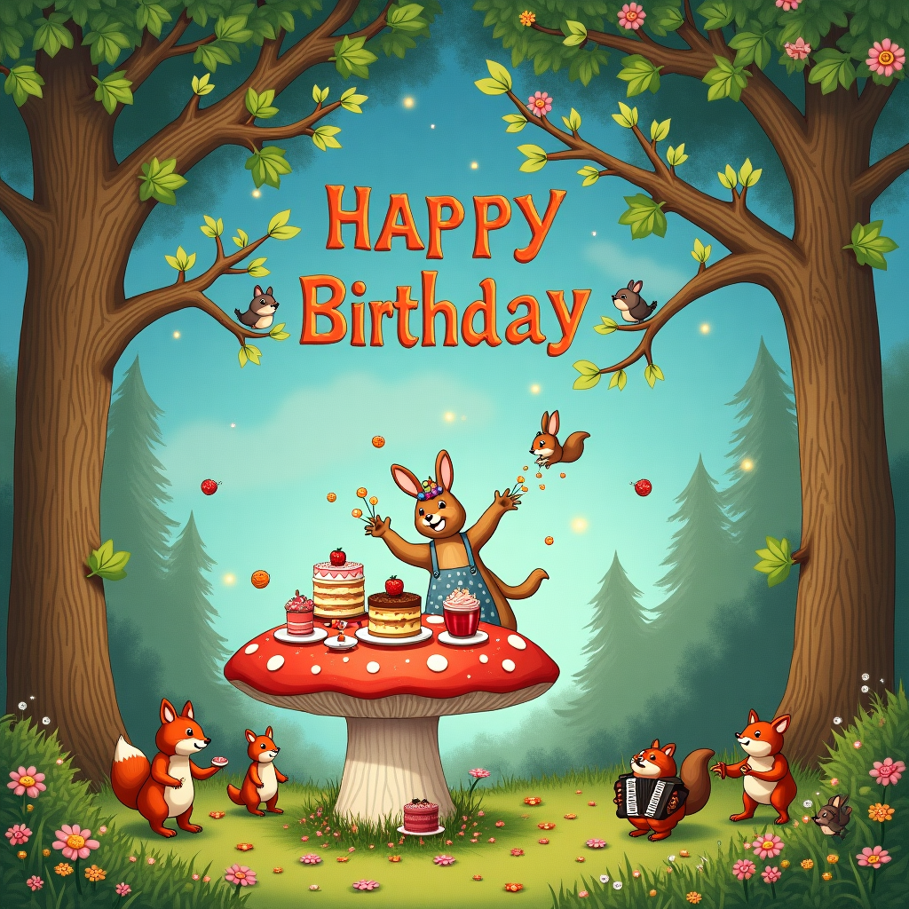 Have a wonderful year Grandma Birthday Card