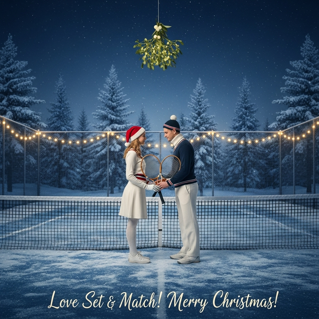 Tennis, and Christmas Card
