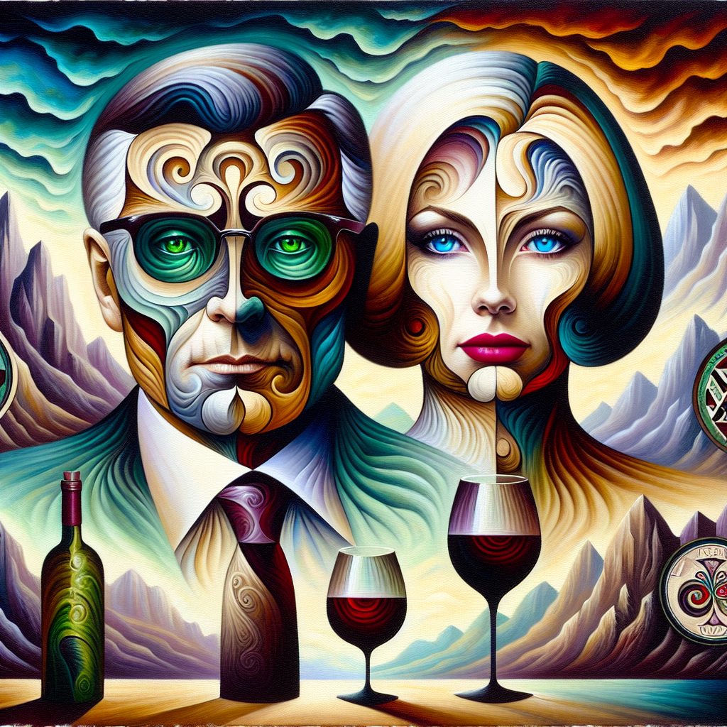 An enchanting non-representational painting portraying the significance of a milestone 50 year celebration. Located in the middle, an artistic interpretation of a Caucasian male, approximately 50 years old, with dark short hair and bright emerald green eyes, accentuated by understated spectacles sits. Next to him, a vibrant Caucasian woman, around 45 years old, is depicted with her golden short bob hair gleaming, and her azure eyes filled with happiness. The background displays surreal mountains, symbolizing the couple's appreciation for the great outdoors. At the painting's lower region, an exquisite wine bottle and two glasses are situated, denoting their shared preferences. Tucked discreetly in one corner, a shadowy, almost spiritual badge paying tribute to the couple's long-standing admiration for a popular football team.
Generated with these themes: 50 year old man, short black hair, green eyes, glasses, 45 blonde woman bob hair, blue eyes, and Mountains, wine and Liverpool FC.
Made with ❤️ by AI.
