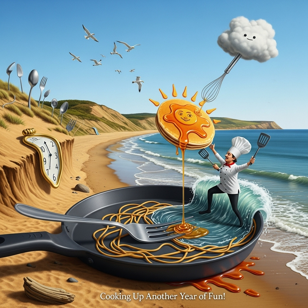 Beadnell bay, cooking, and Birthday Card