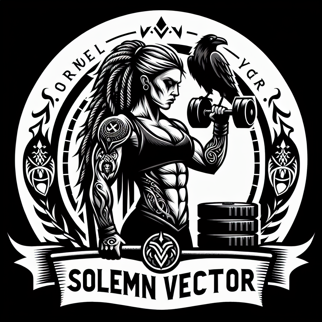 Female viking, Warrior, Fitness, Muscles, Viking, Female , Woman, Gym, Crow , Wales, Stencil, Logo , Dreadlocks , Graffiti, Tattoos, and Dumbbell Congratulations Card