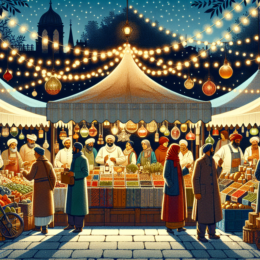 Illustration of a vibrant outdoor Christmas market dedicated to health and well-being, showcasing stalls selling fresh produce, herbal teas, and organic meals, all bathed in joyous Christmas lights.
Generated with these interests: Health , Well-being , and Joy.
Made with ❤️ by AI.