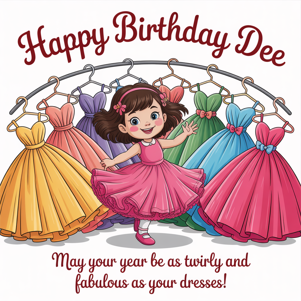 Dresses, and Birthday Card