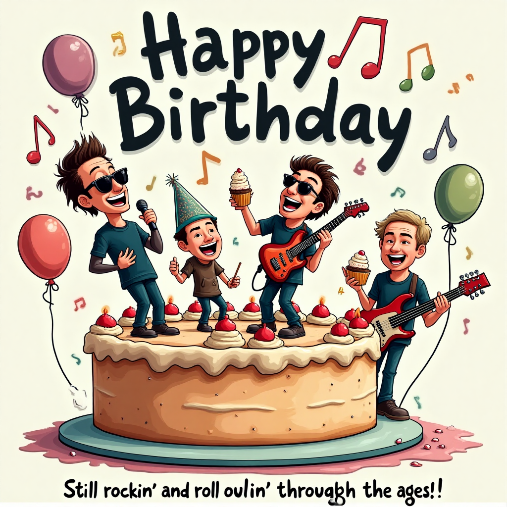U2 band, and Birthday Card