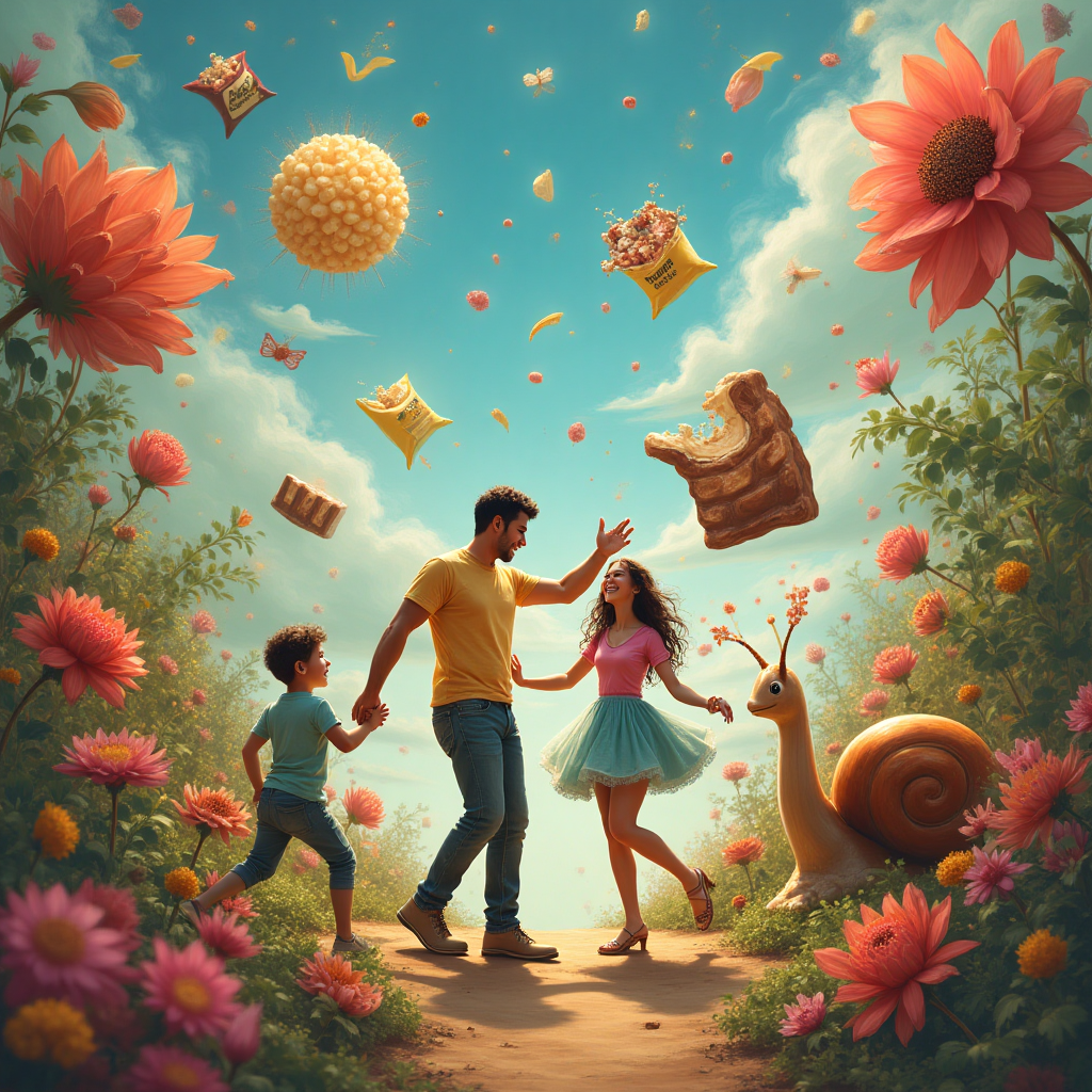 This couple love snacks, DEcorating and gardening and always smiling and have 2 kids a boy aged 5 and girl aged 13, Having fun and dancing, and Anniversary Card