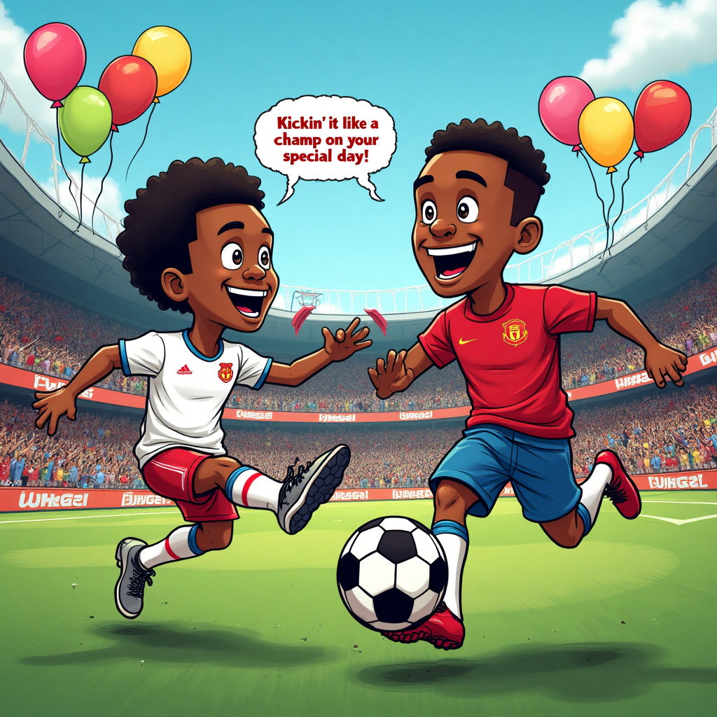 Yamine Lamal, Mbappe, Football, Fifa 25 game, and Birthday Card