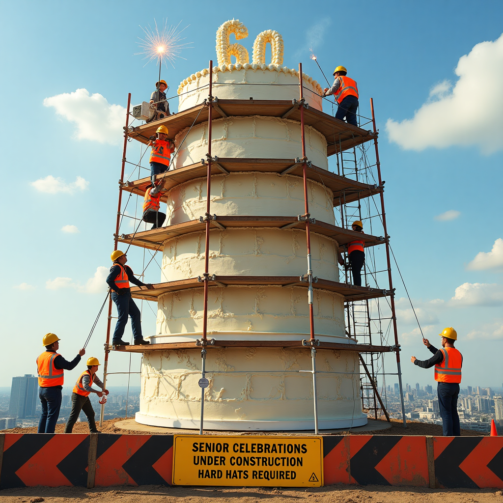 Scaffolding Birthday Card