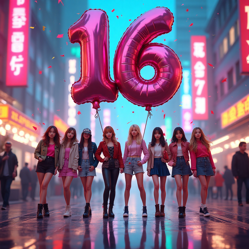 K pop, and Birthday Card