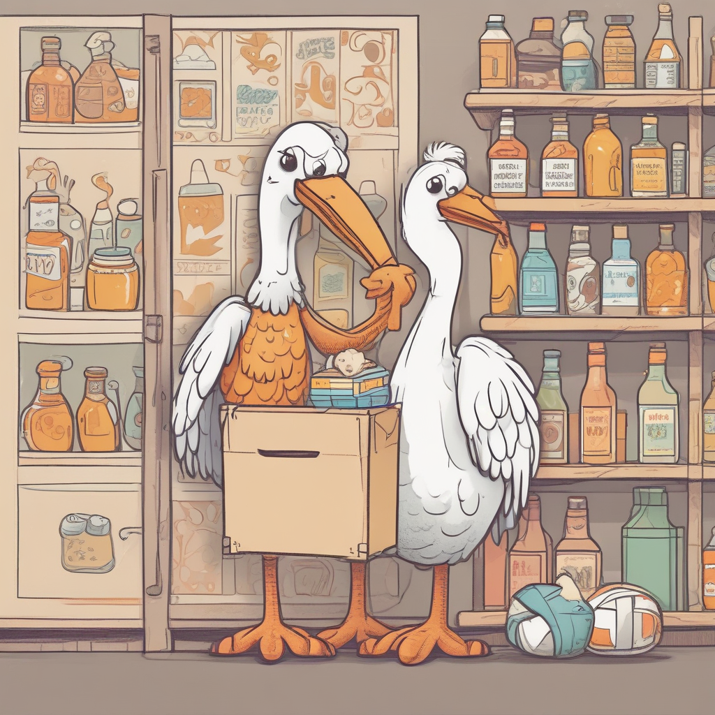 Illustration Cute, Create a sentimental image of a stork carefully holding a package with a contented newborn baby, swaddled in a blanket adorned with football patterns. Situate them against the backdrop of a magical nursery containing a compact refrigerator filled with beer. Above the fridge, a banner proclaims 'Cheers to the New Brother'. Soft plushies shaped like footballs and teddy bears dressed in football jerseys add charm to the scene, as they are casually scattered around the room.
Generated with these themes: Football beer brother.
Made with ❤️ by AI.