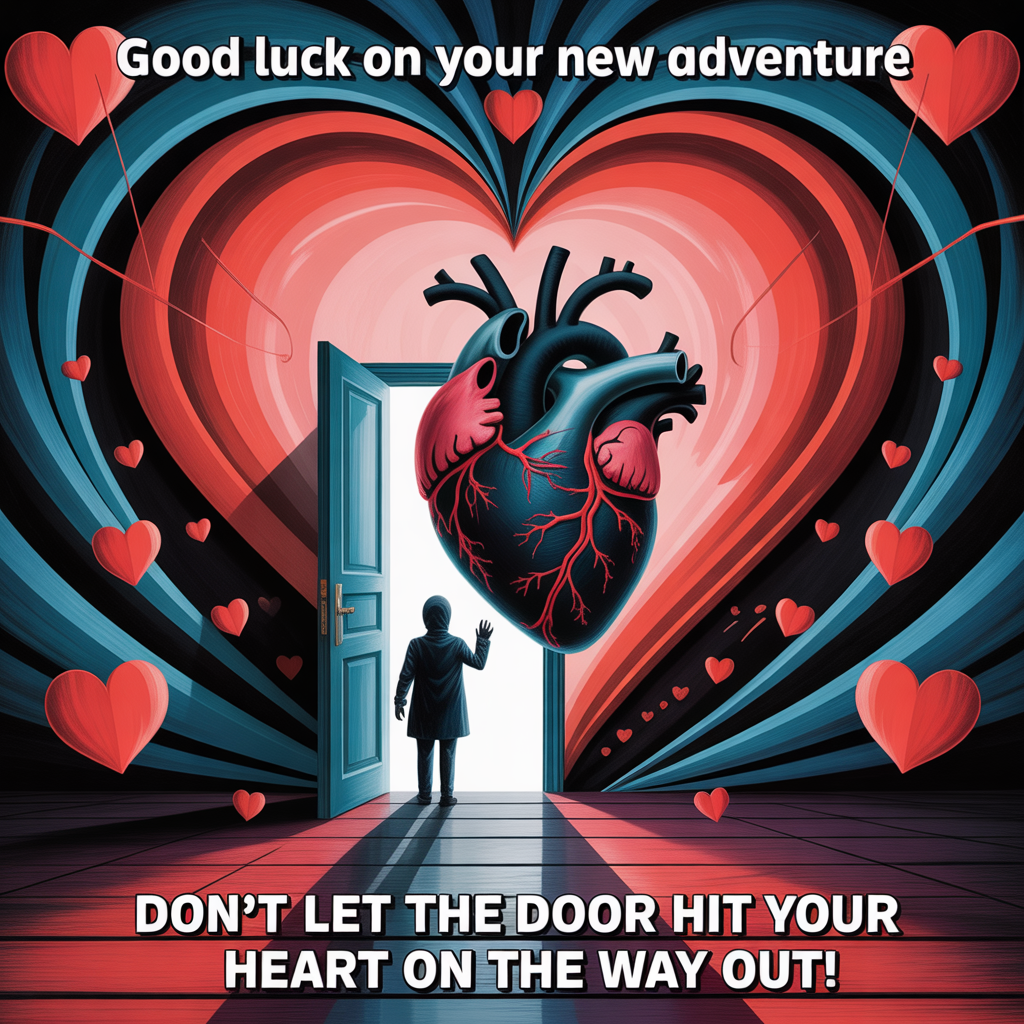 Spooky , Gothic , Dark, Heart, Organs, , and Farewell Card