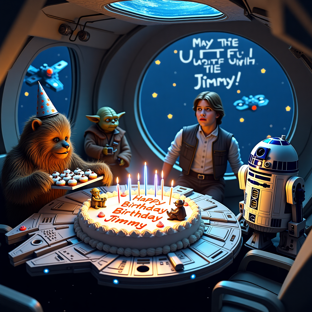 Star wars Birthday Card