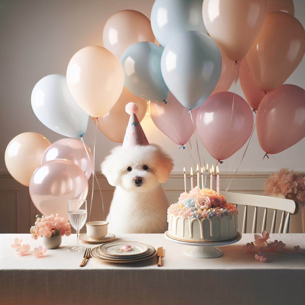 White dog Birthday Card