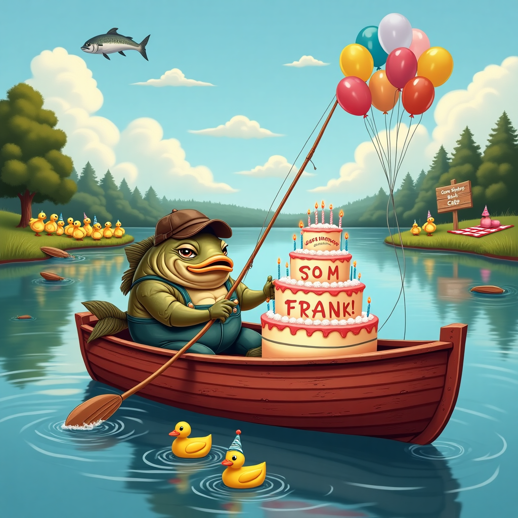 Fishing Birthday Card