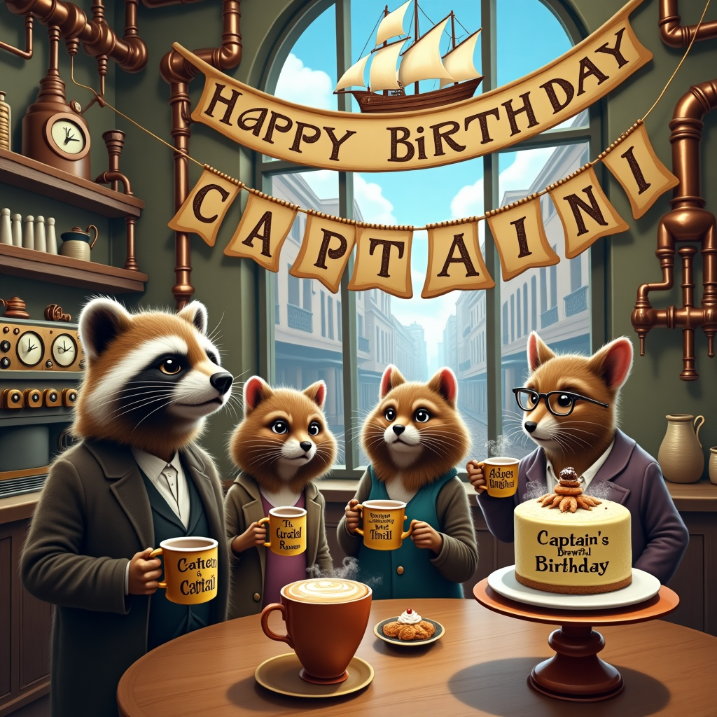 Coffee Birthday Card