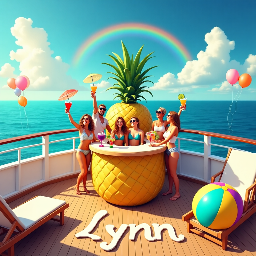 Cruising holiday, and Drinking with friends Birthday Card