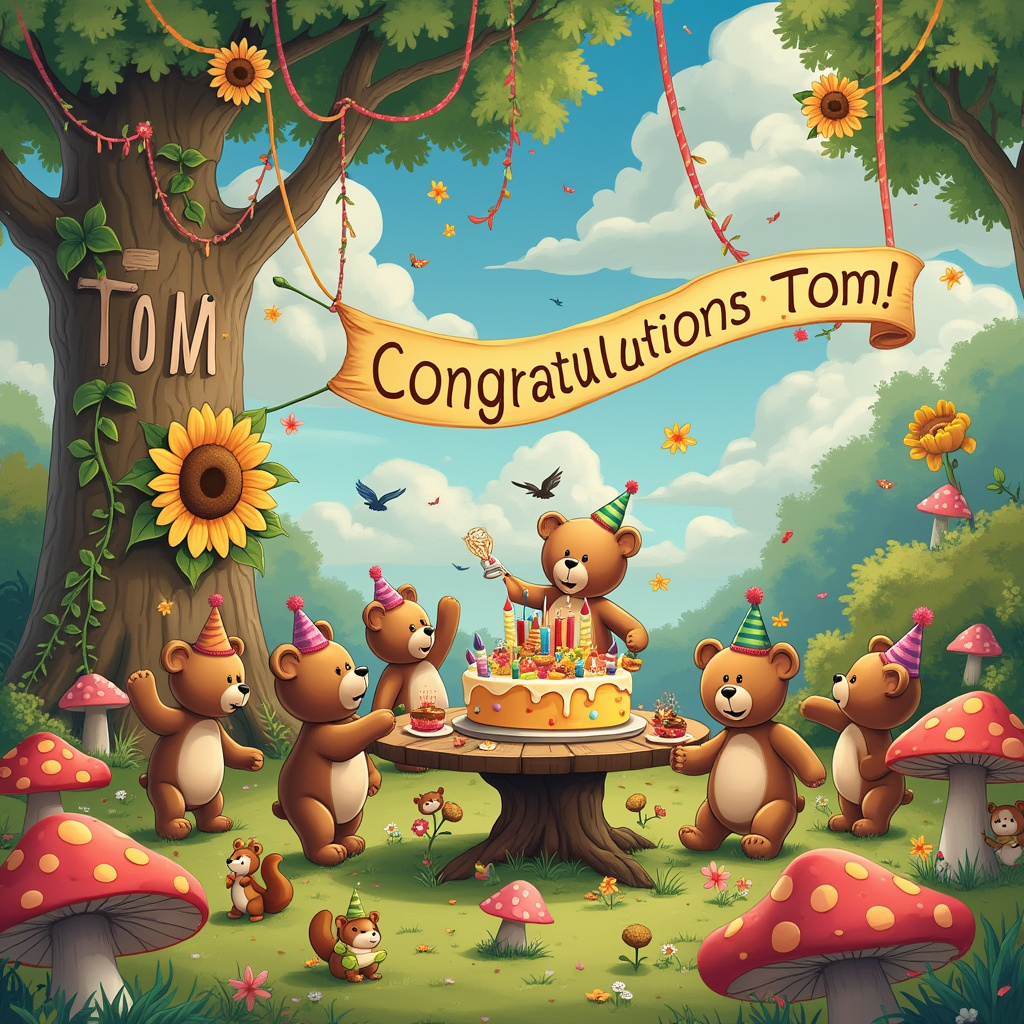 Teddy Congratulations Card