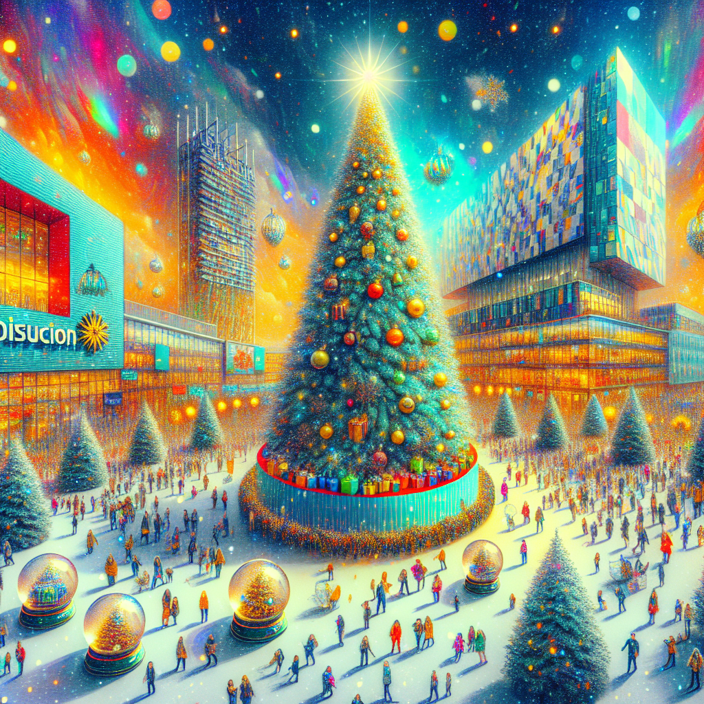 In this Christmas-themed surreal illustration, 'King of Sunshine Productions' is prominently displayed above a towering and vibrant Christmas tree in the center of Manchester's Media City. The area is lively with a Christmas party ambiance, and among the revelers are small snow globes, each enclosing a miniature present. Surreal decorations effervesce throughout the canvas, contributing to the fantastical festive air of the scene.
Generated with these themes: King of Sunshine Productions, Christmas tree, Manchester , Media city, Christmas party , Small snow globes with presents in , and Decorations .
Made with ❤️ by AI.