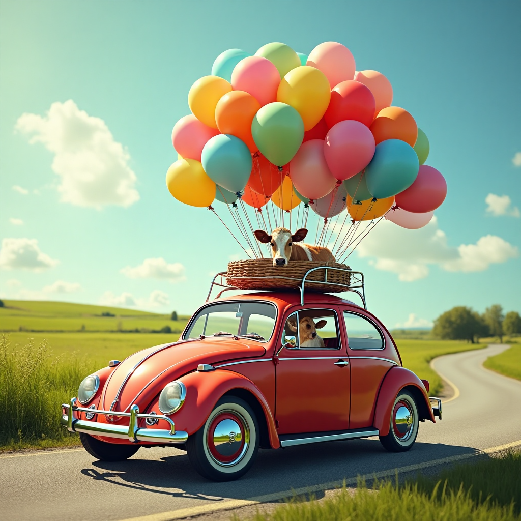 Volkswagen, Driving, and Birthday Card