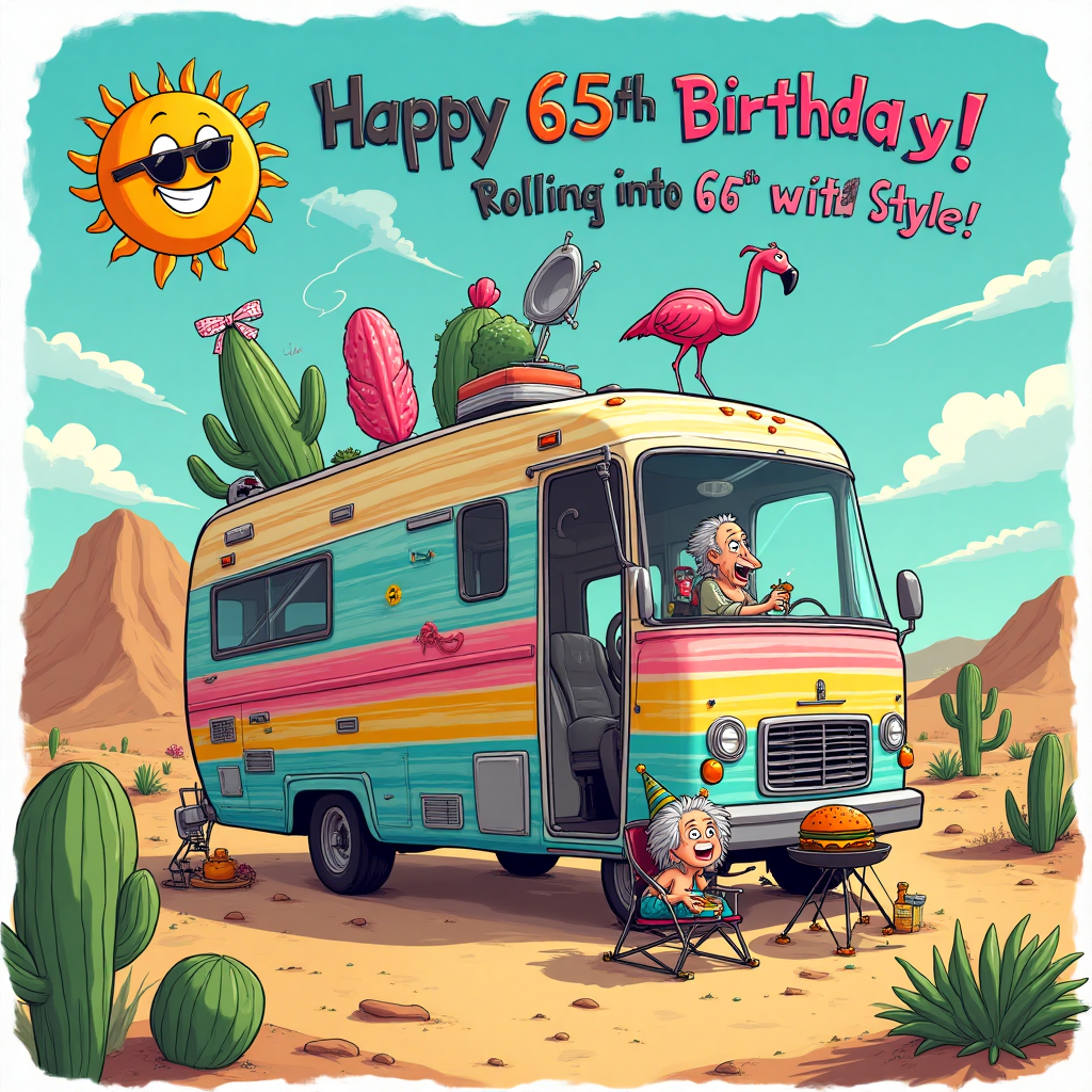 American motorhome, and Birthday Card