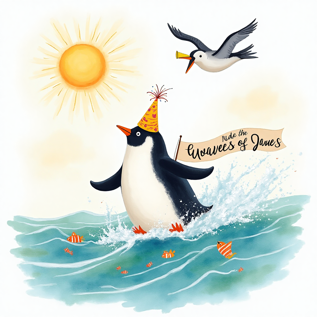 Wing foiling, and Birthday Card