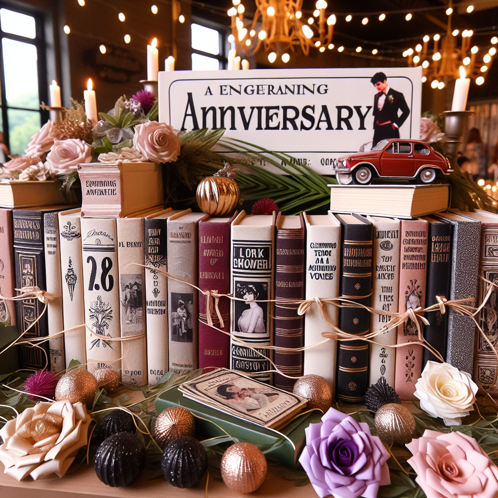The celebration of an enchanting anniversary, where the ambiance takes inspiration from a charming old-world Italian vacation. The decor integrates elements of punk style with a more subtle elegance, creating a delightful yet realistic ambiance. Tangled amidst this setup are carefully chosen books that symbolize romantic and adventurous tales, each volume representing the various stages of a couple's relationship. Gender and descent unspecified for the couple to promote inclusivity.
Generated with these themes: Charlie & Jamie, Italian holidays, Punk, and Books.
Made with ❤️ by AI.