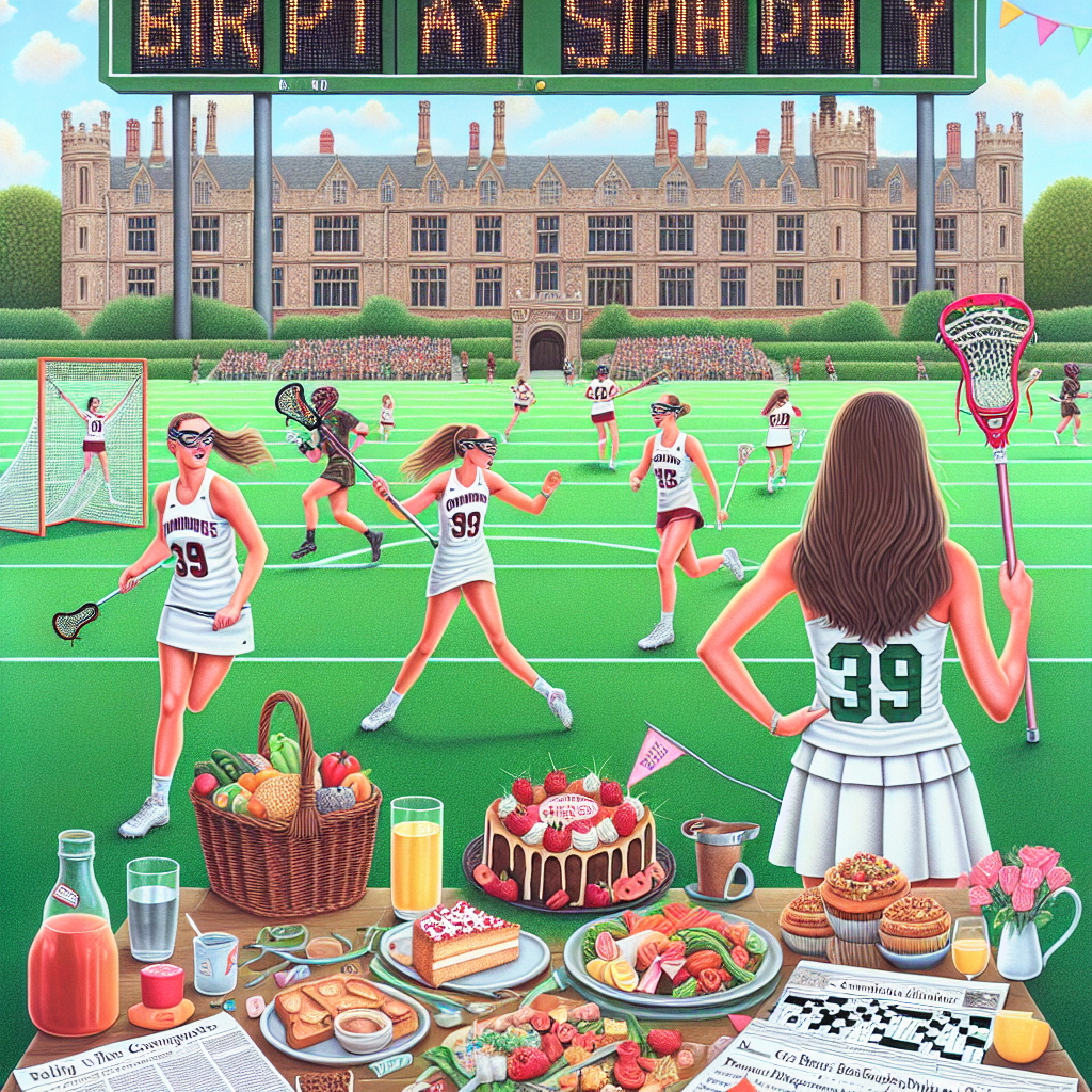 Happy Birthday Jasmine, Lacrosse, Cambridge, Cake, brunch, Varsity team captain, Cambridge University, Sporty, Newspaper puzzles, crosswords, sudoku, and Best sister Birthday Card