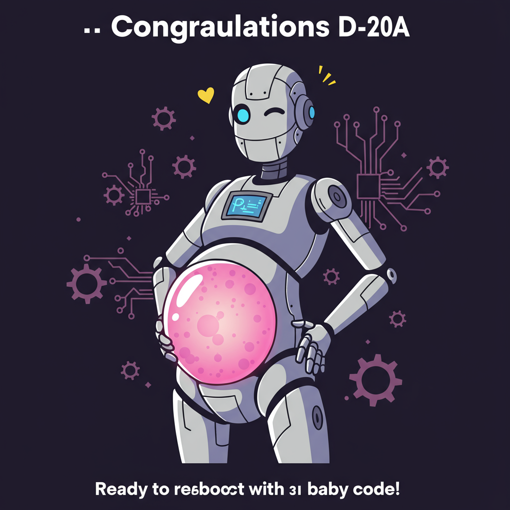 Robot women, D-20A, , and New-baby Card