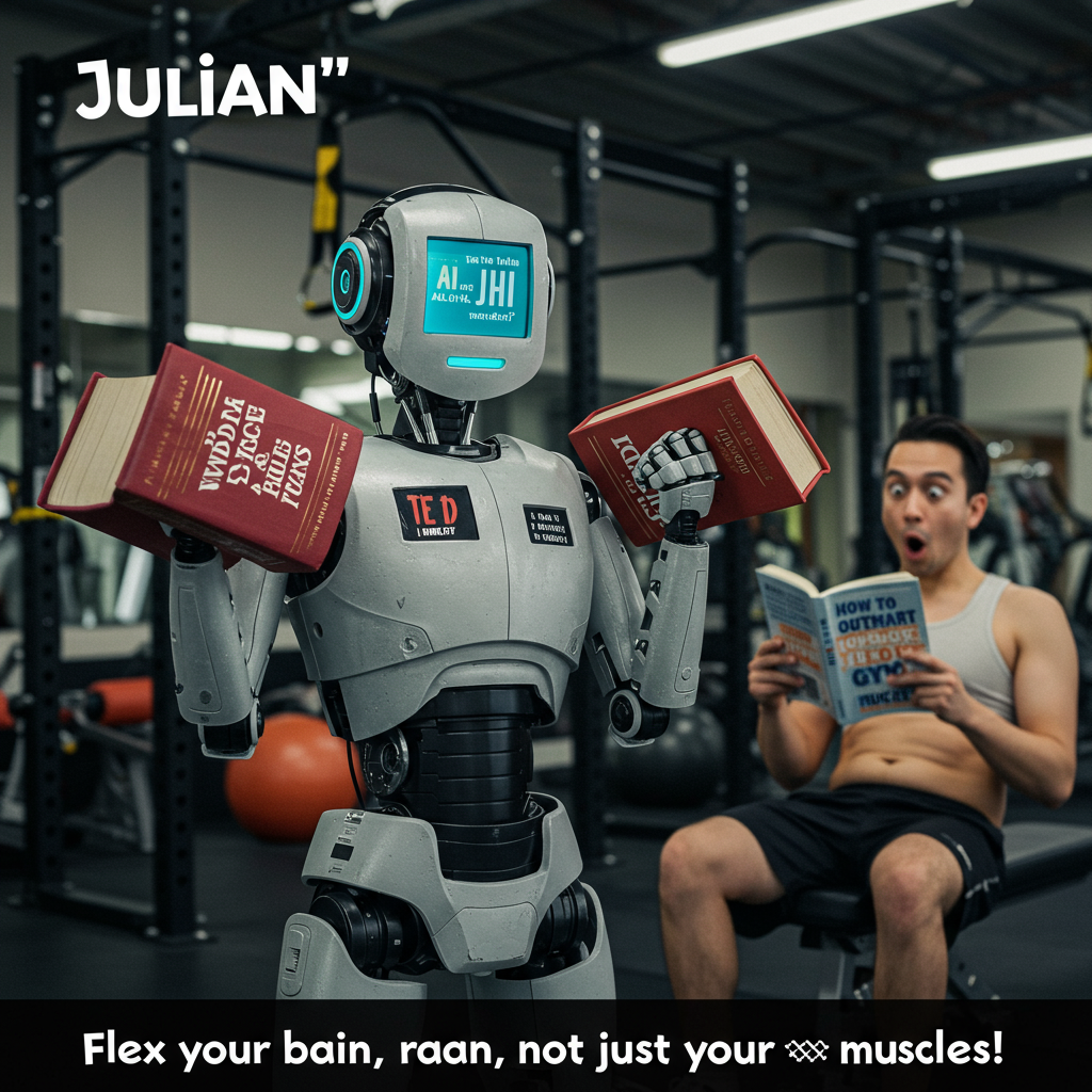 Ai , The gym, Reading, Ted talks, and Birthday Card