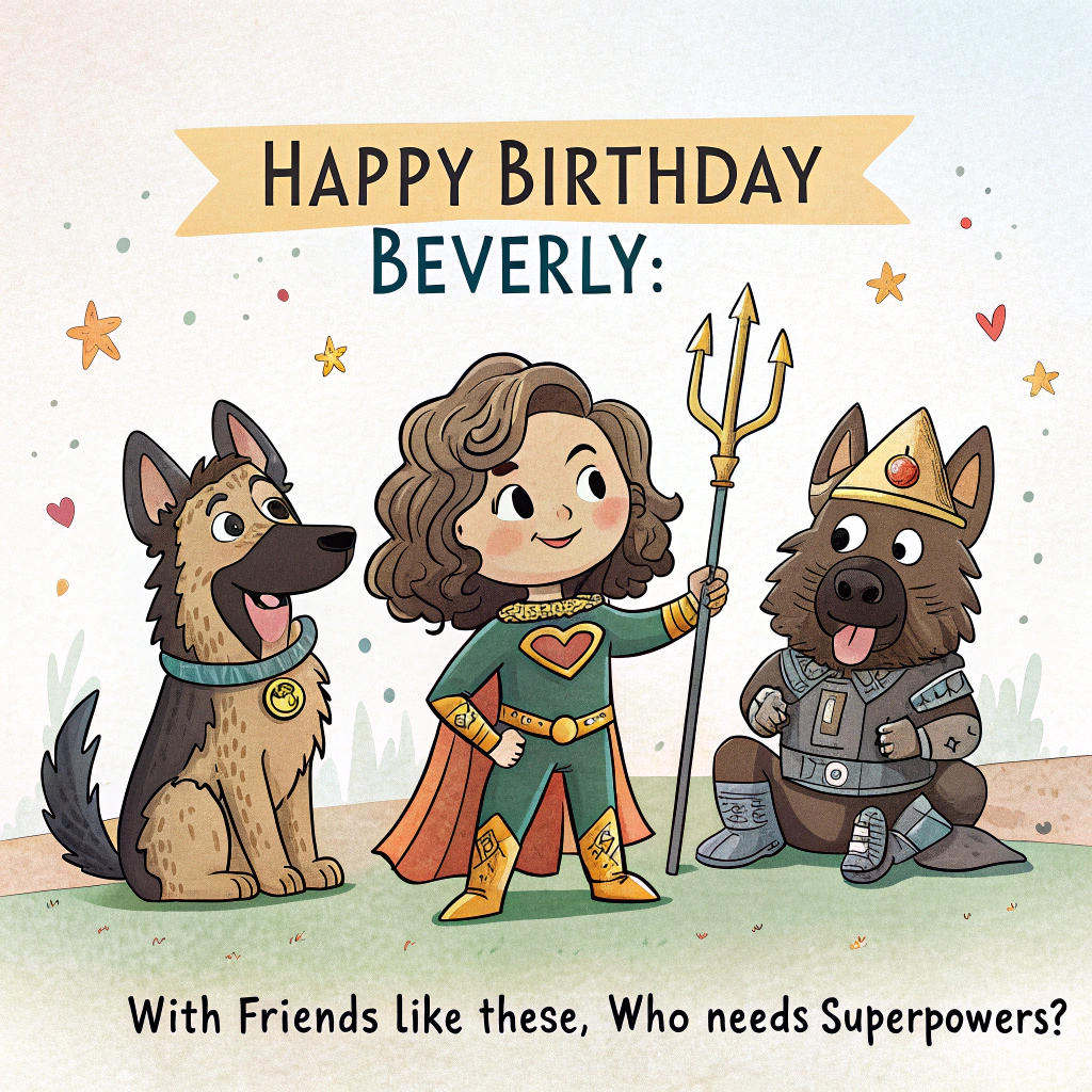 German shepards,Jason mamoa,sean bean, and Birthday Card