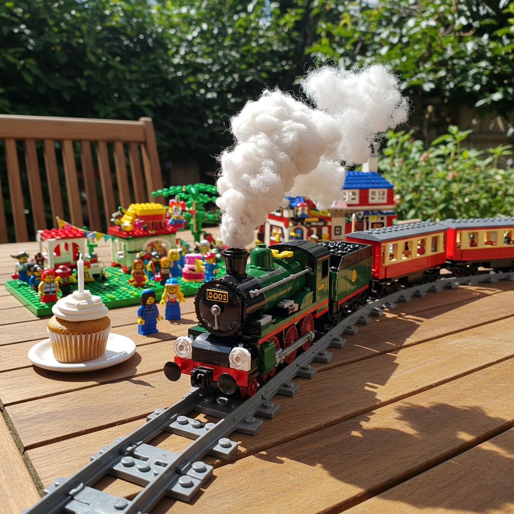 Lego trains, steam trains, , and Birthday Card
